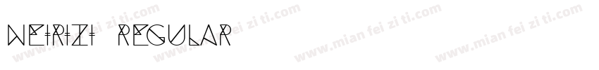 Neirizi Regular字体转换